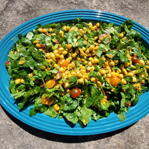 Spiced Chickpea, Sundried Tomato and Spinach Salad